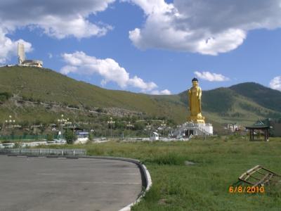 Ulan Bator Denkmal und Budda